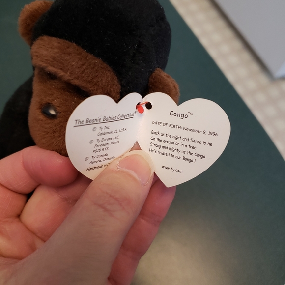 Ty Beanie Baby Congo the Gorilla - Picture 6 of 7